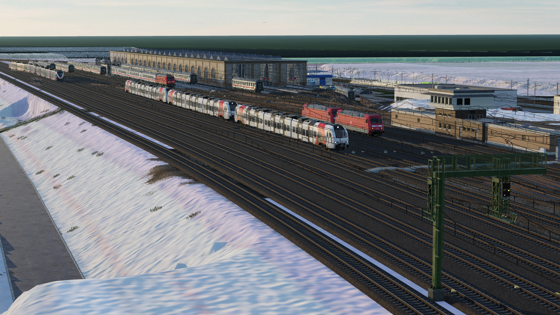 Das DB-Fernverkehr Werk kurz vor dem Hauptbahnhof in Hannover