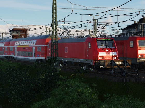Regio-Züge auf der Abstellung des ehemaligen Berliner Bahnhofs in Hamburg