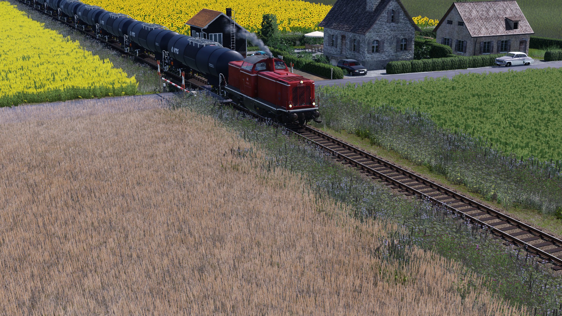 V100 mit Schwefelzug