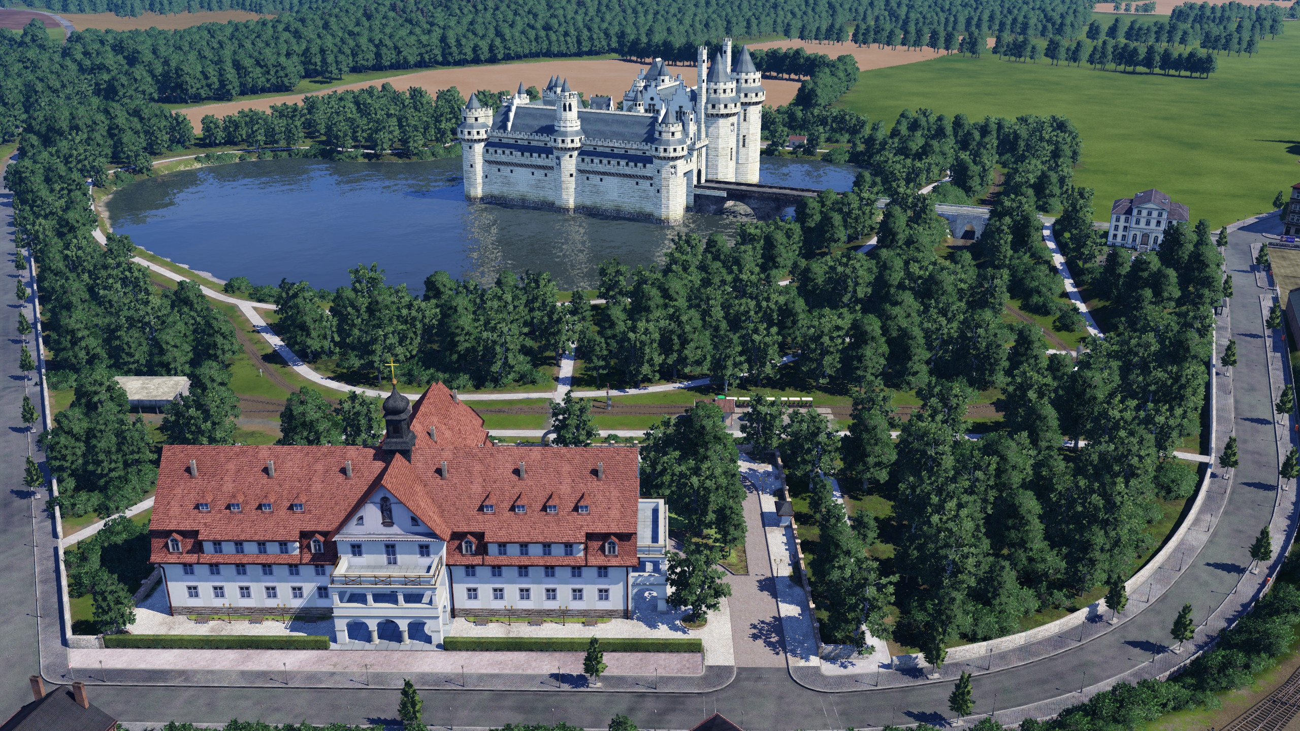 Krankenhaus mit Schloßpark (WIP)
