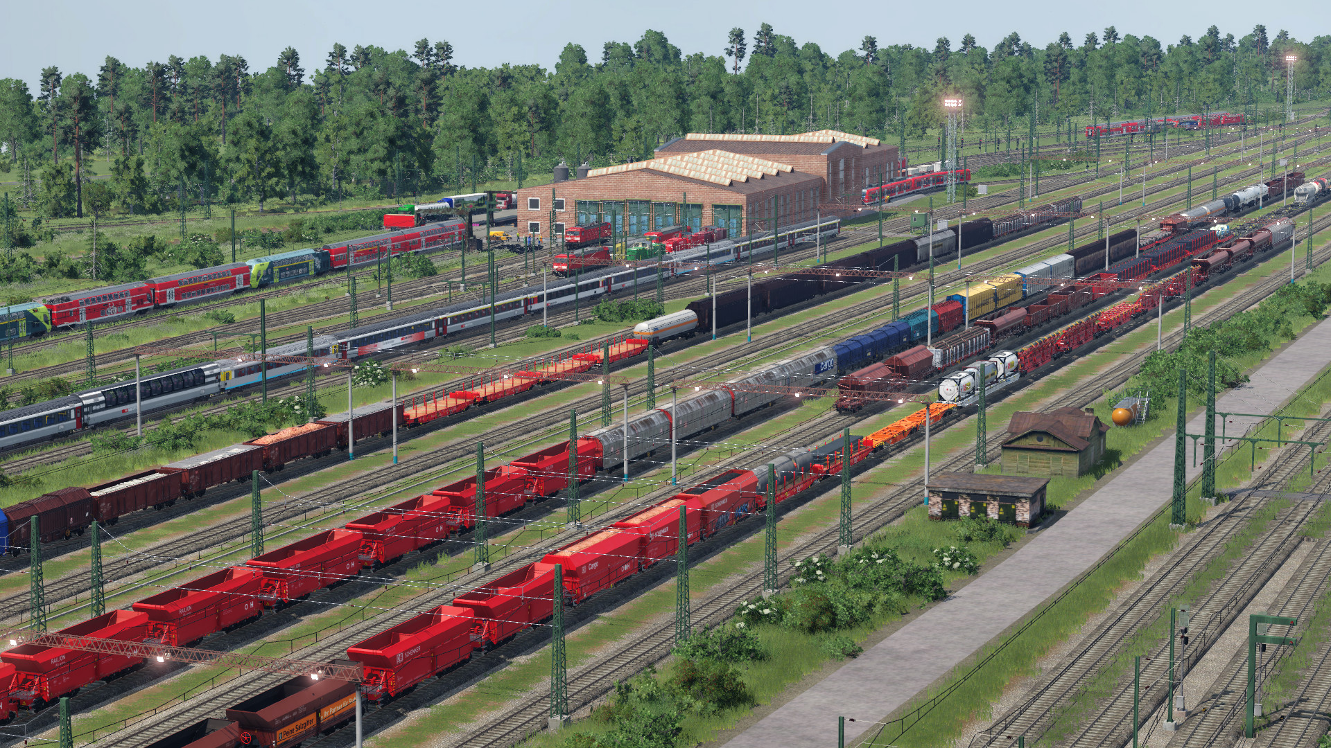 Ein neuer Rangierbahnhof nimmt Gestalt an
