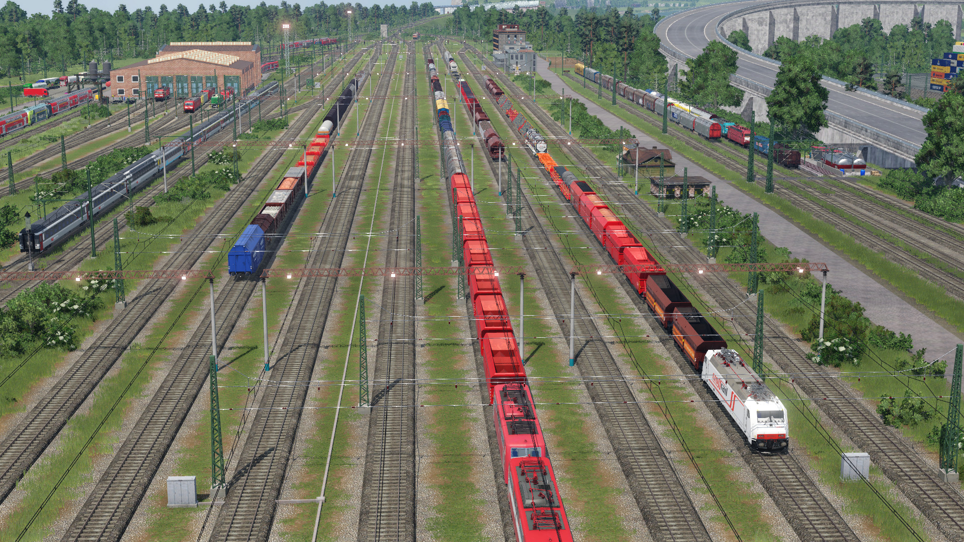 Ein neuer Rangierbahnhof nimmt Gestalt an