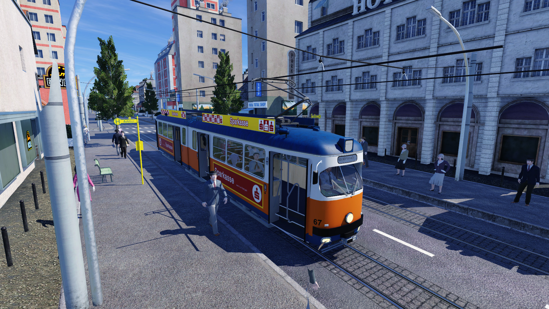 Orange im Stadtgebiet