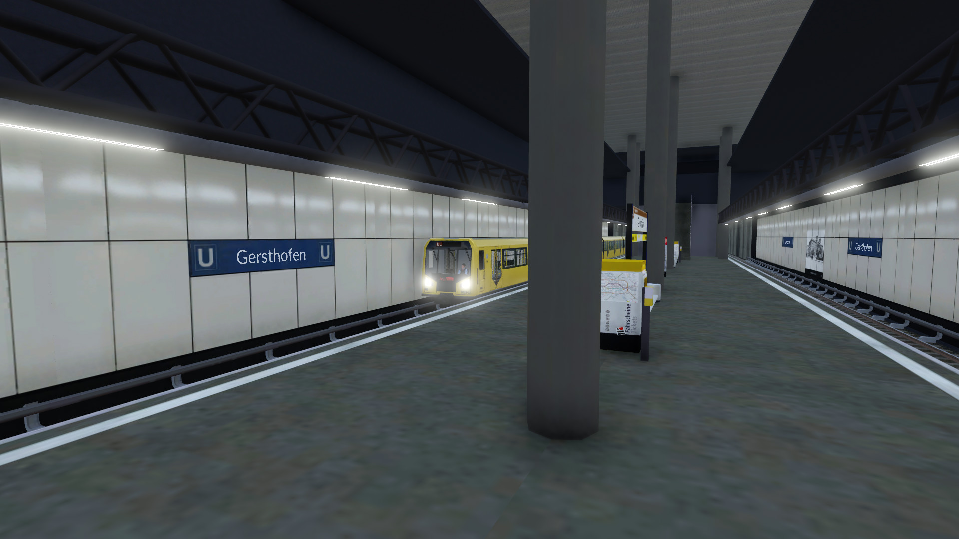 U-Bahn im Hbf