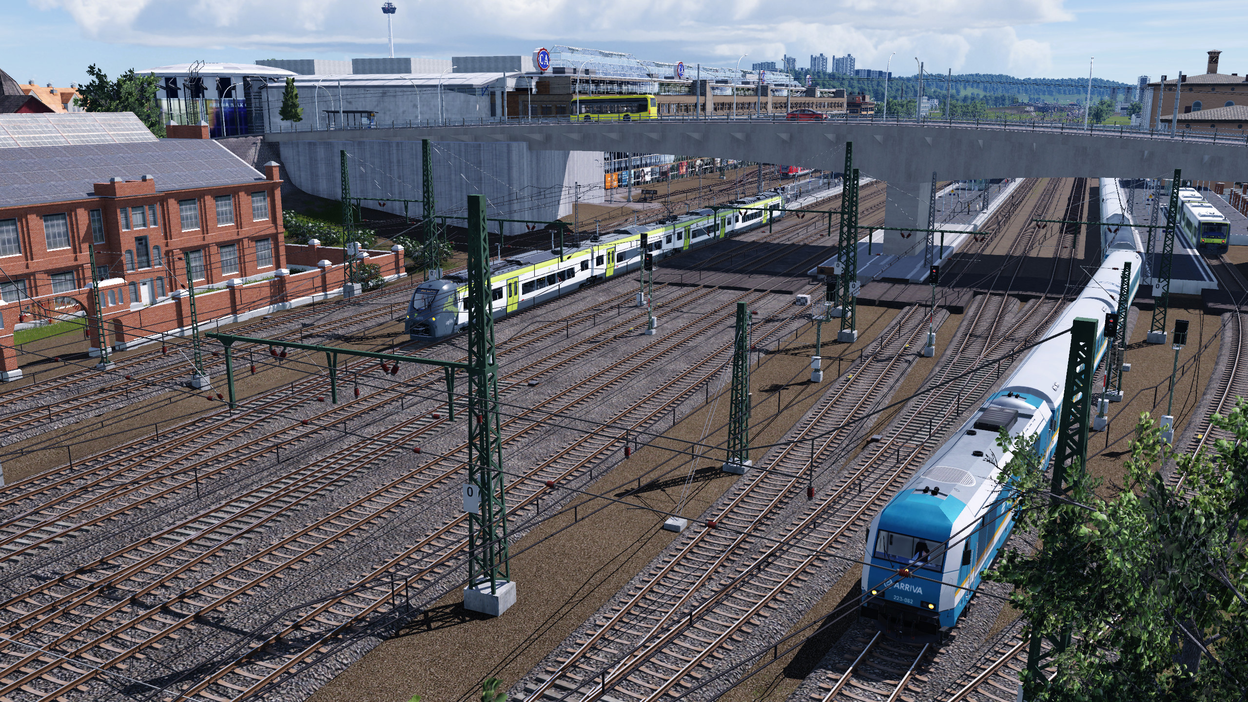 Abfahrt des Alex und Agilis vom Bahnhof Regensburg