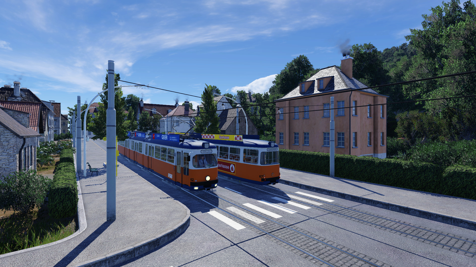 Straßenbahnkreuzung