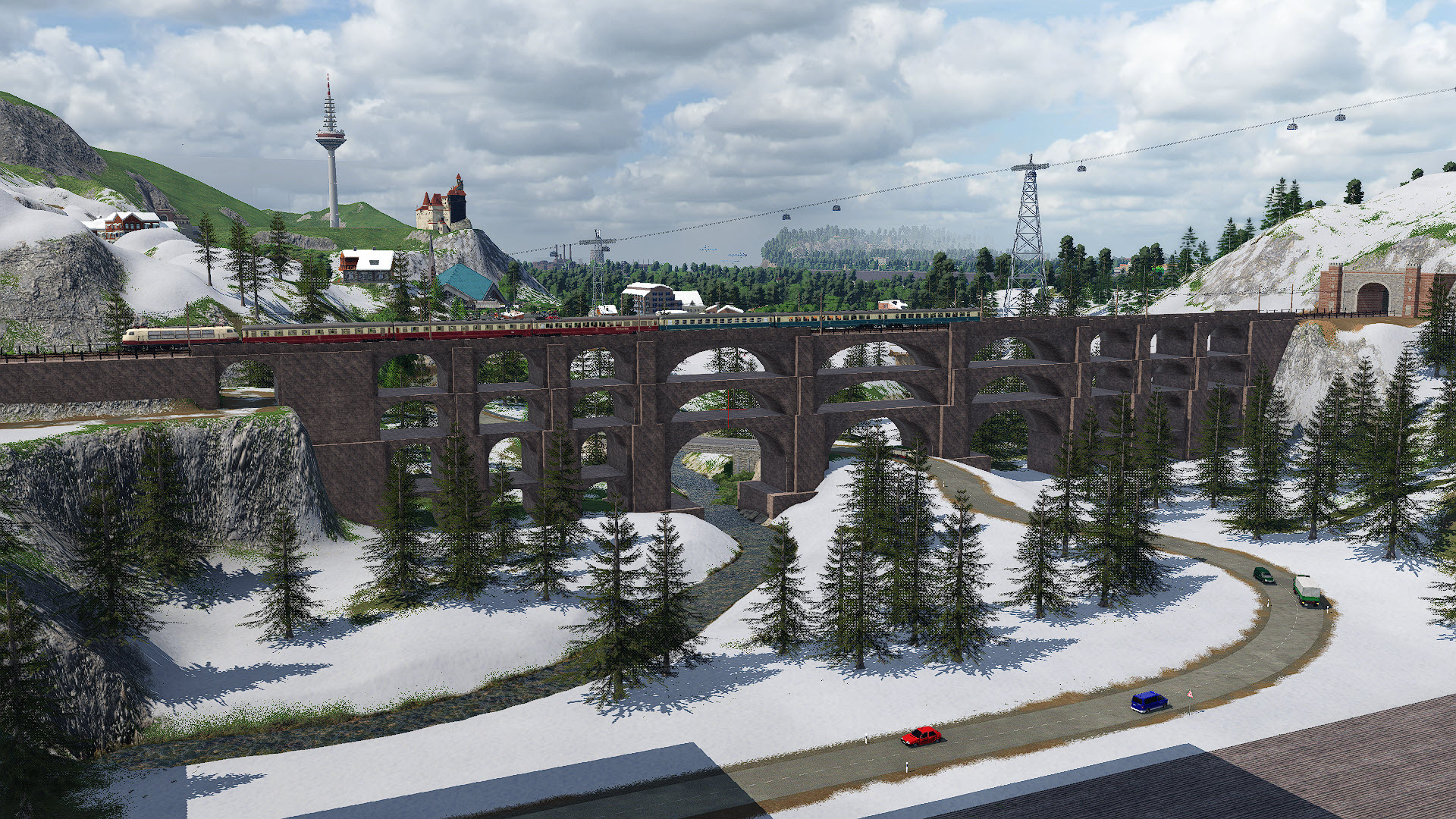 Impressionen Modelleisenbahnplatte - 09