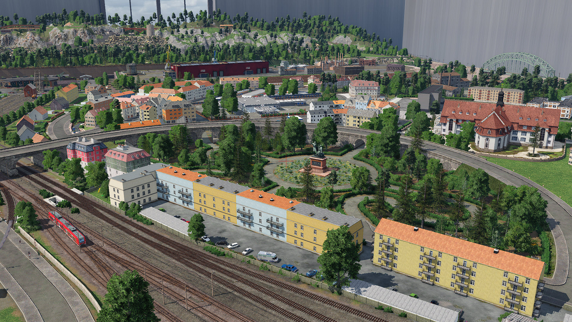 Impressionen Modelleisenbahnplatte - 03