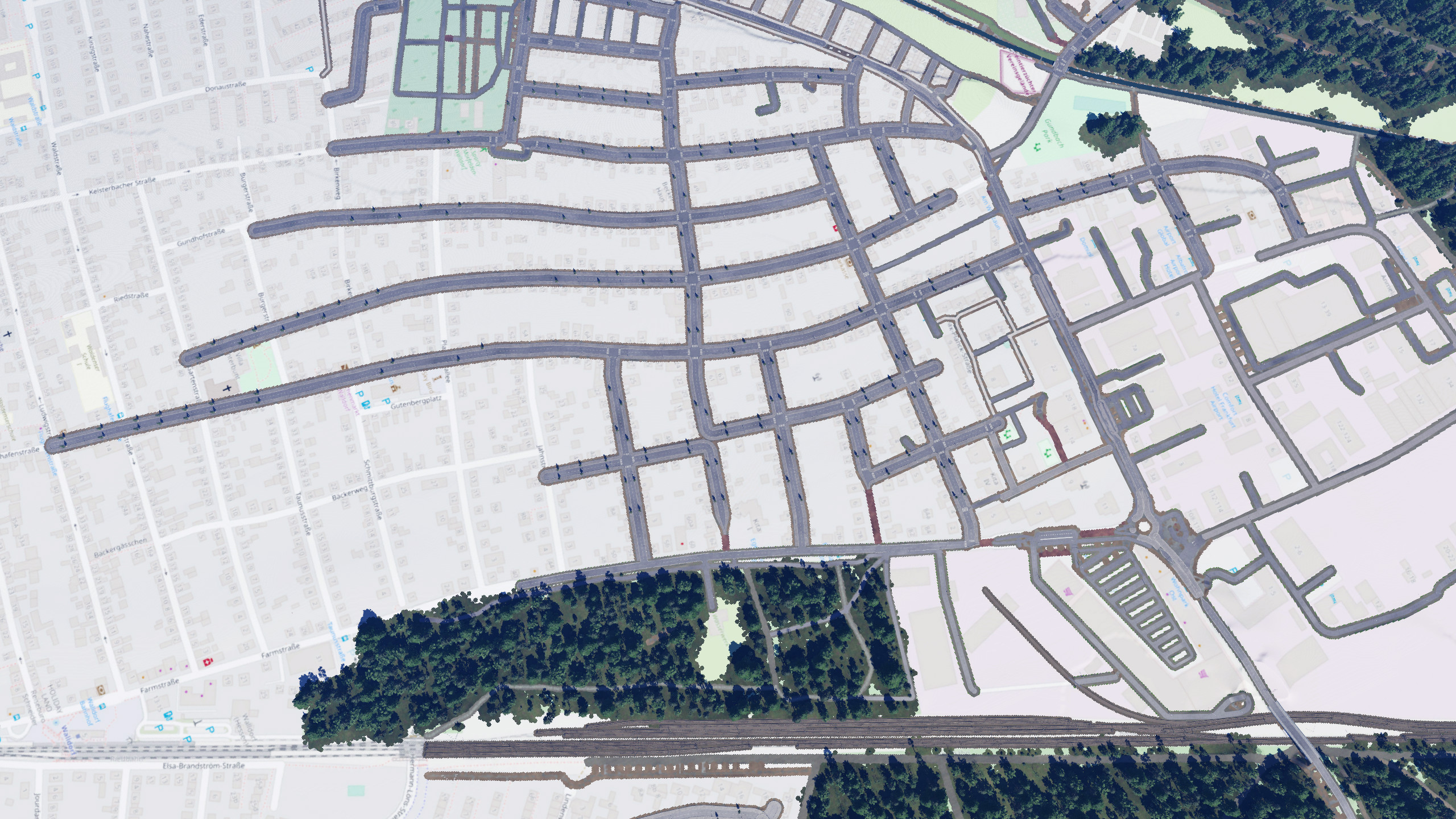 OSM Import Demo: Frankfurt und Umgebung