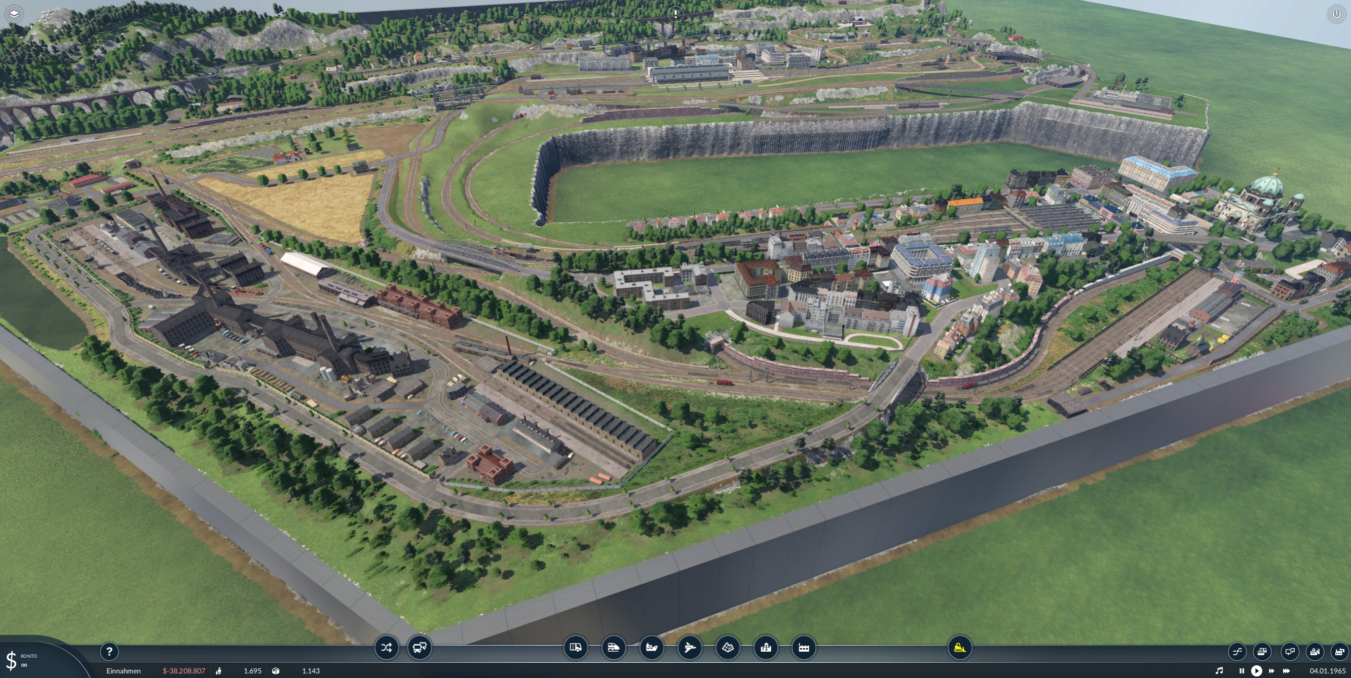 next work, Model Railway: "Bergstraße"
