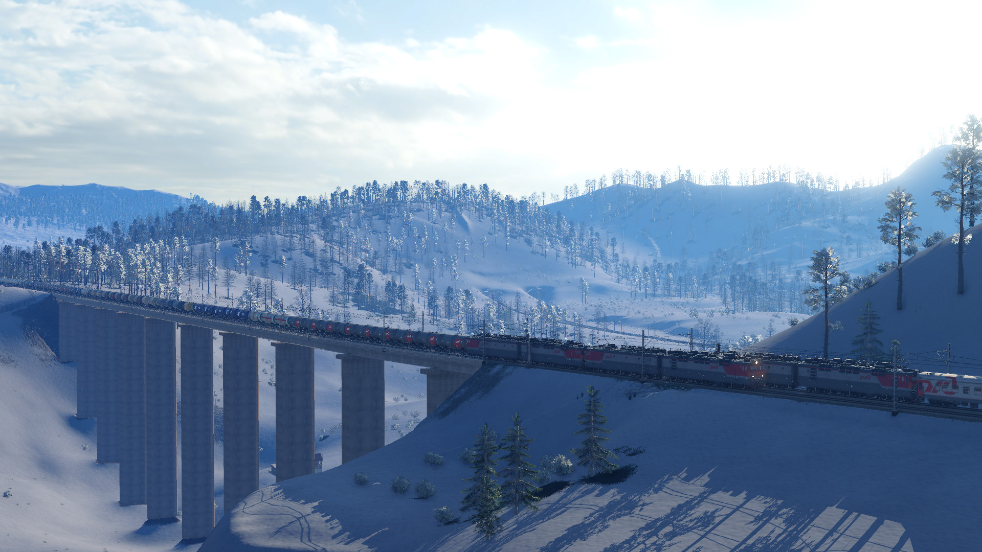Kozinsky Viaduct, 65 M. Höhe,größte in Russland