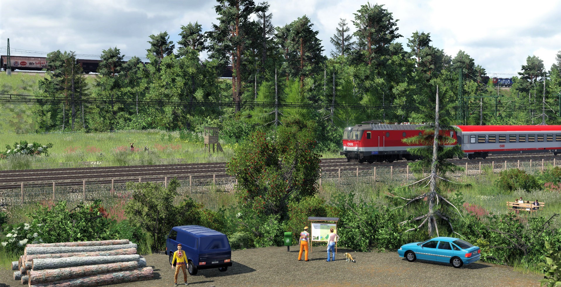 Am Wanderparkplatz