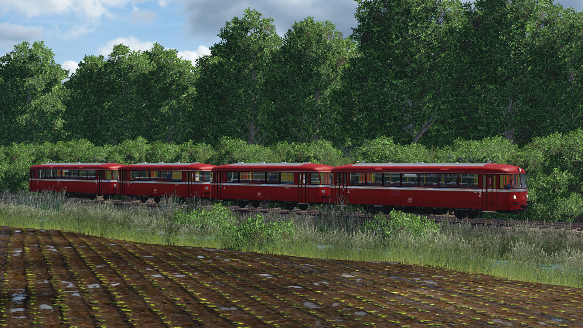 VT98 auf der Kornbachtalbahn
