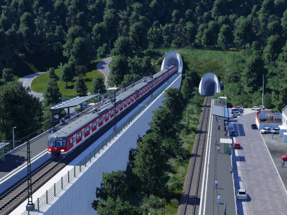 Obersbach: Ein ET 420 als S-Bahn Rictung Nusseldorf Hbf