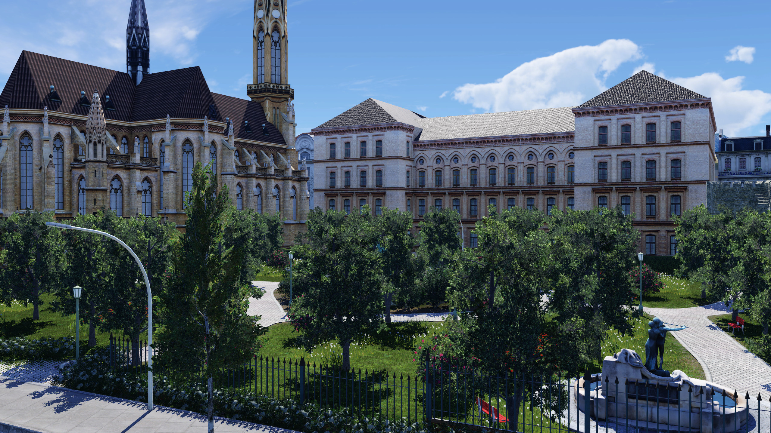 Der Park ist leer