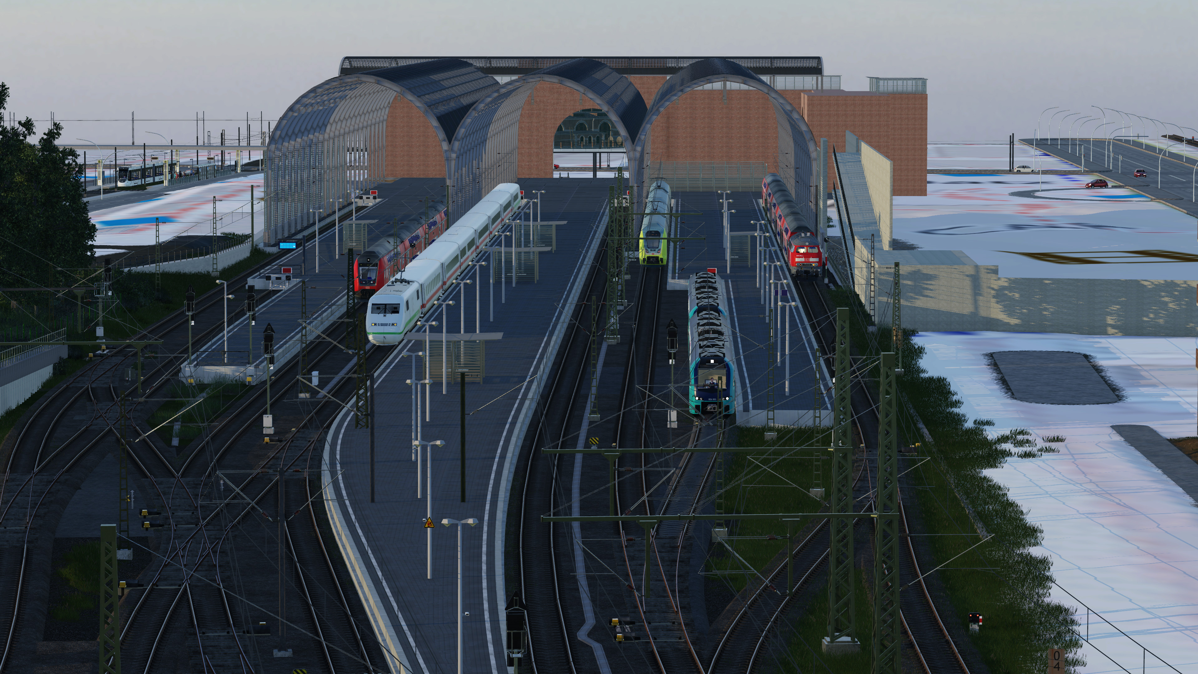 Hochbetrieb am Kieler Hbf