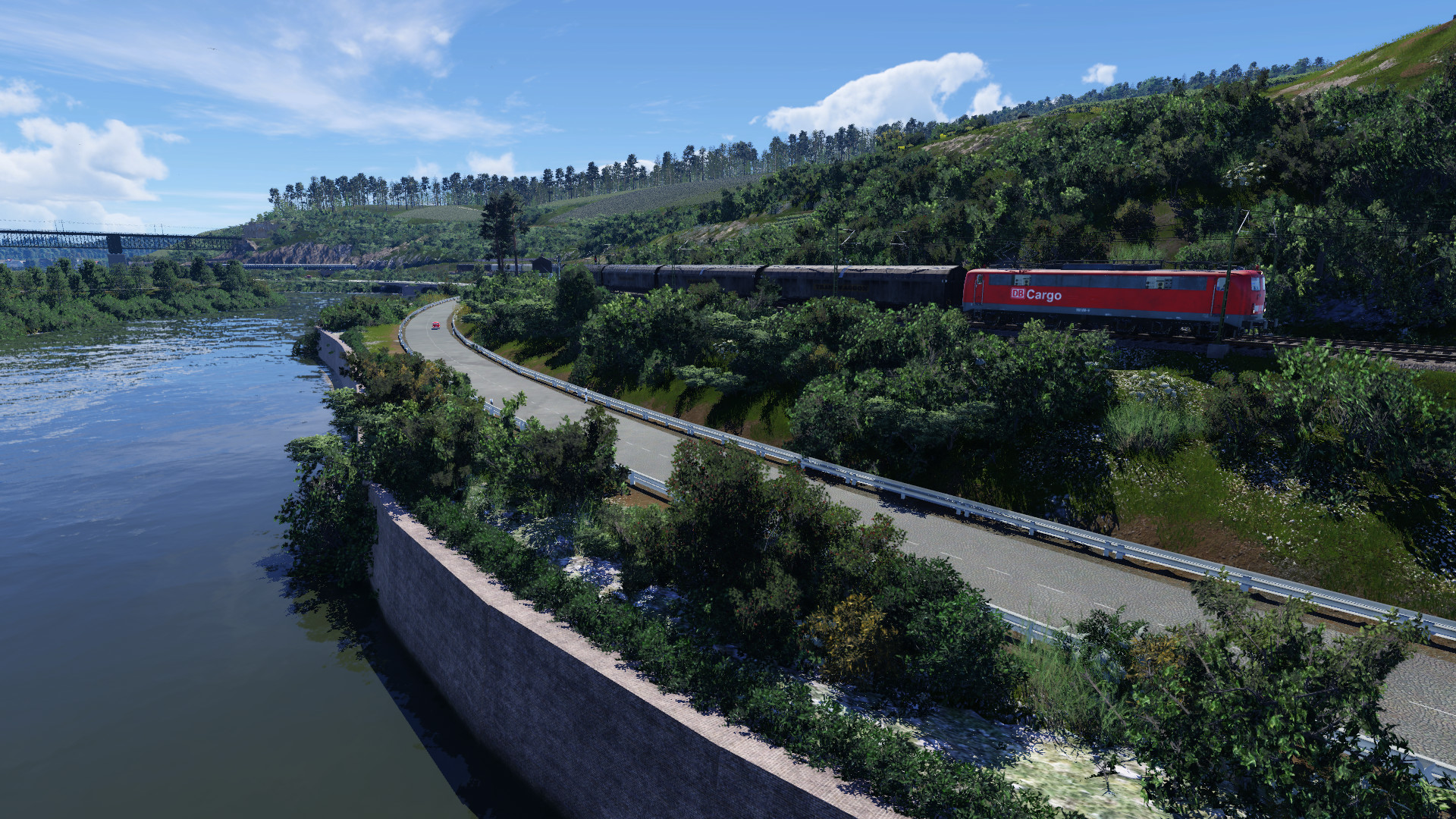 Und wieder die olle Brücke, diesmal von Süden
