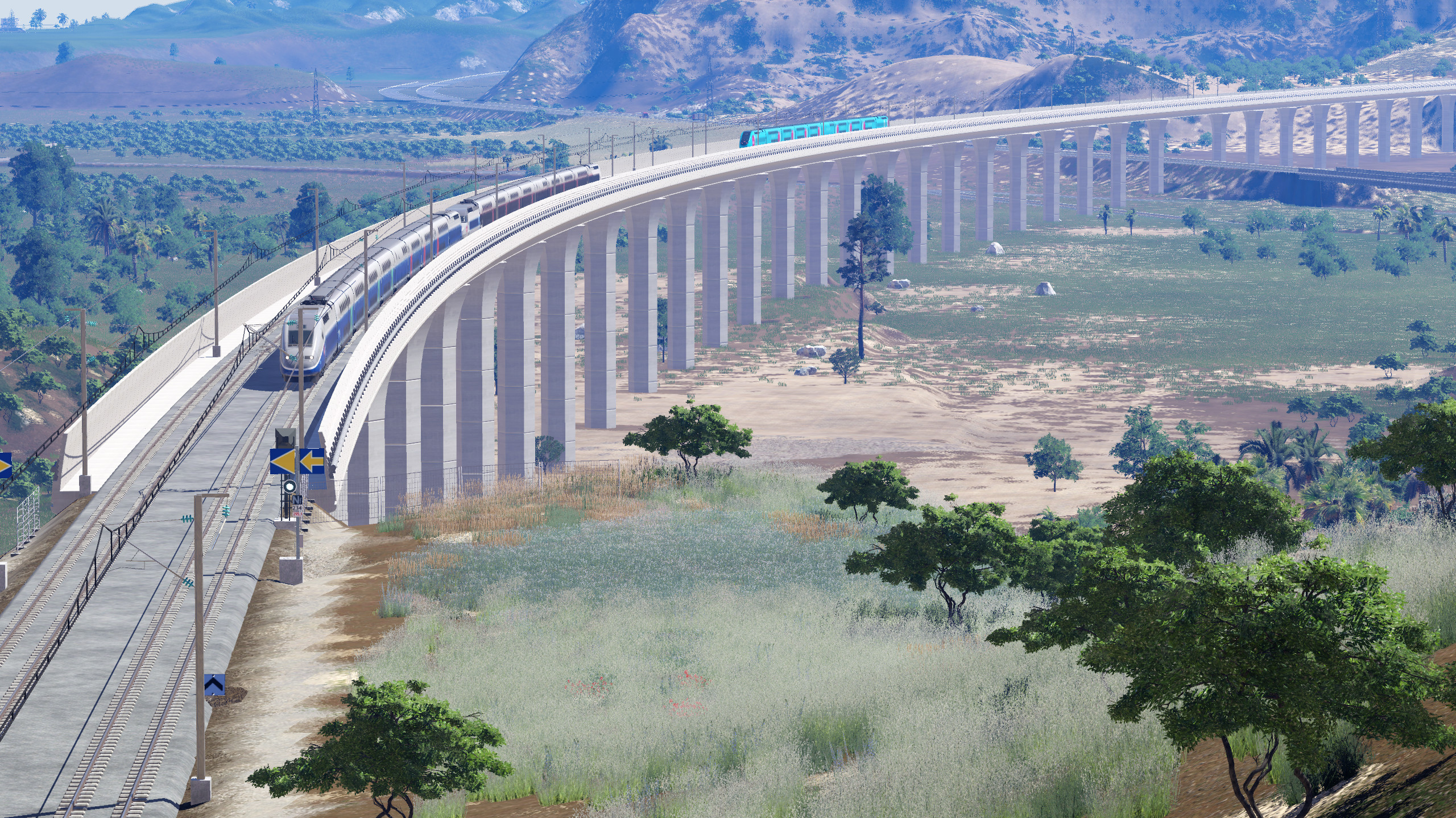 Ventabren viaduct in Südfrankreich, + Führerstandsmitfahrt Video ⬇️