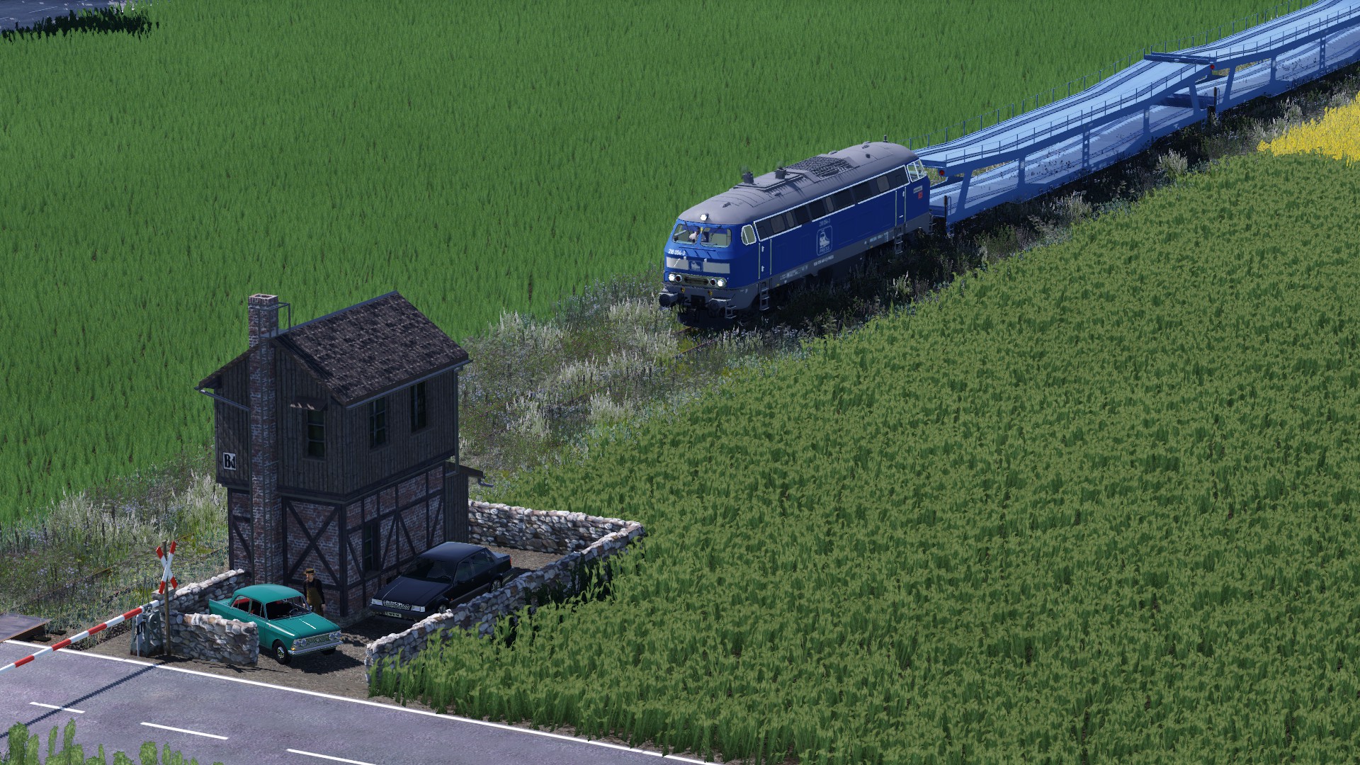 Der Vorerst letzte Zug auf der Klocksbahn