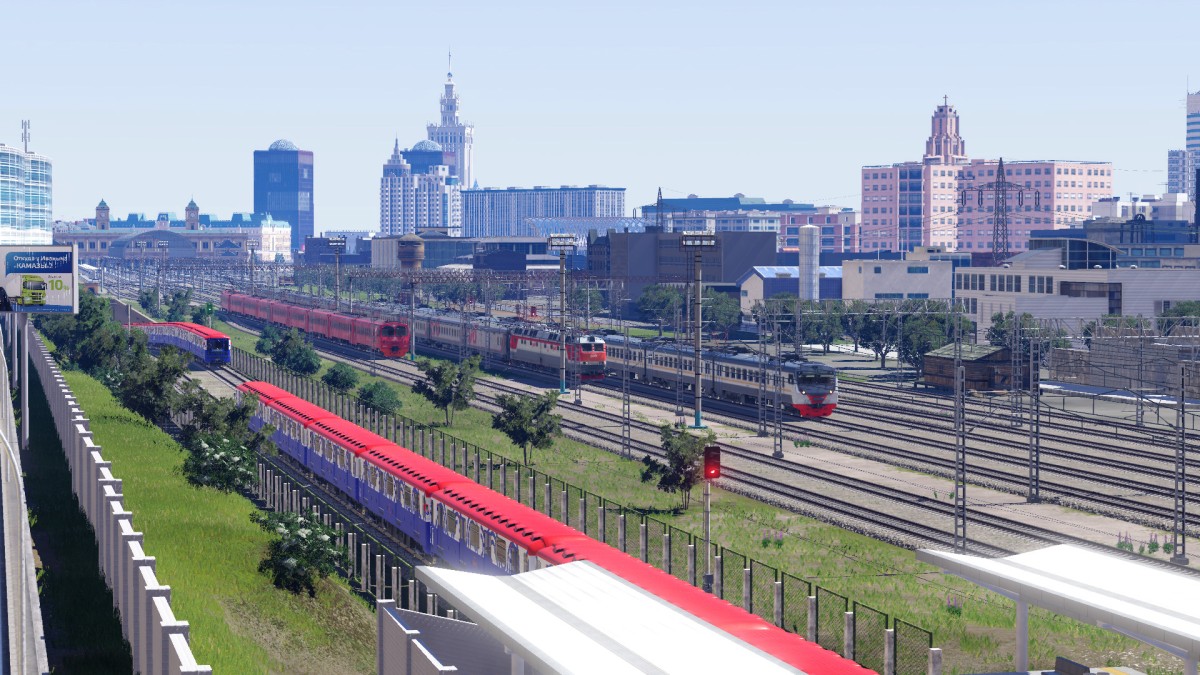 Moskau U-bahn und Eisenbahn nähe Kiewer Bhf.+Video ⬇️