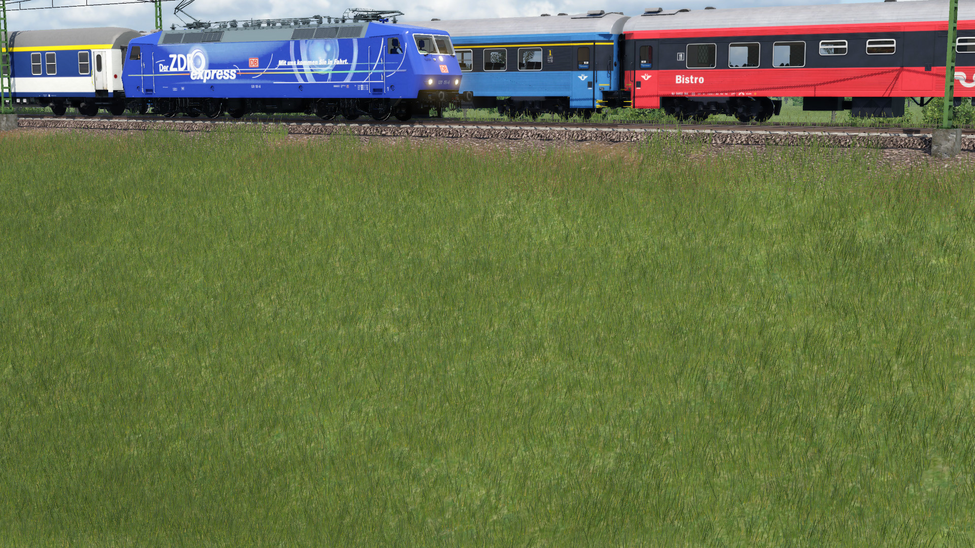 Fiktiver Zugverkehr in Bayern