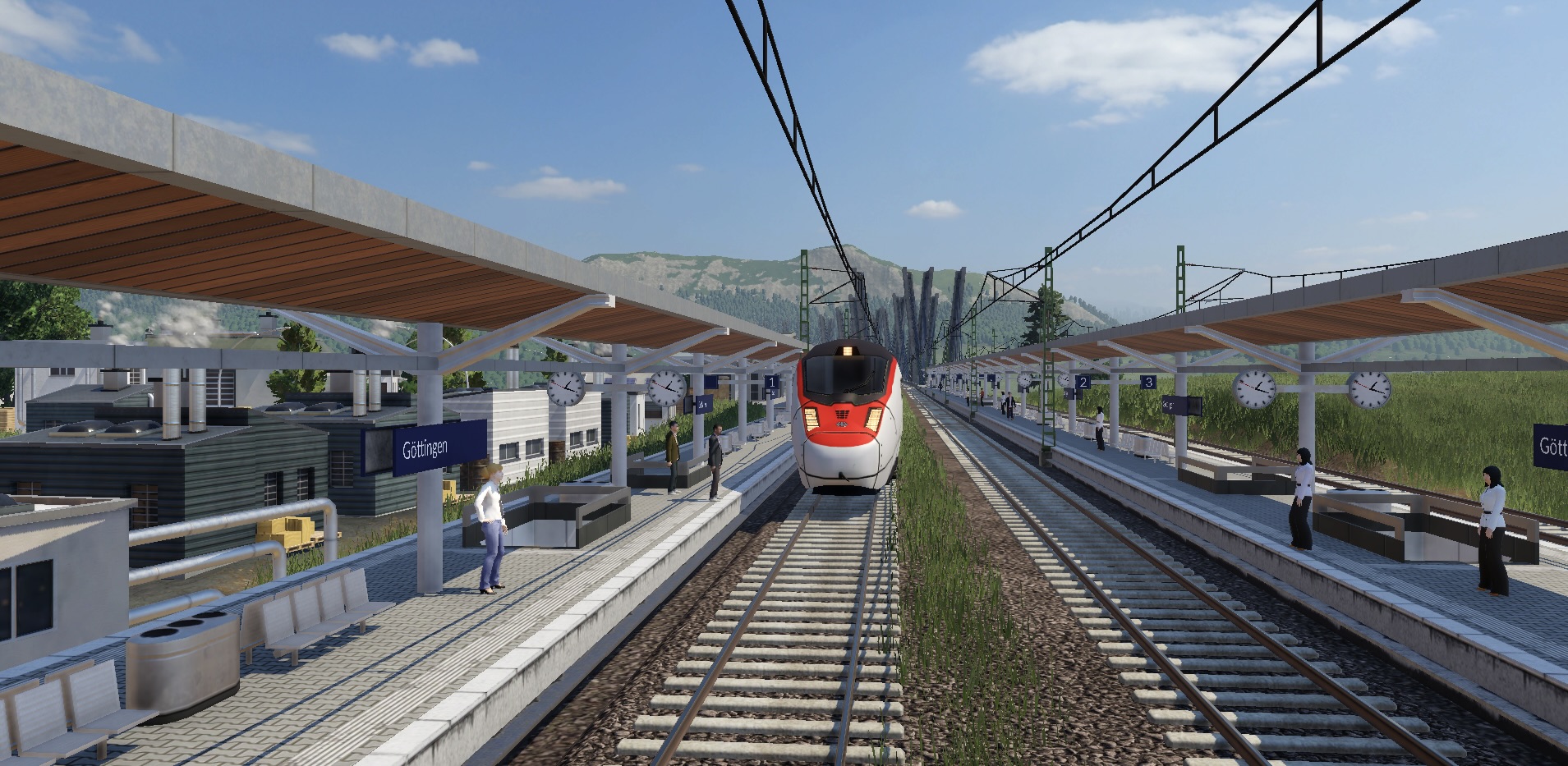 SBB RABe 501 "Giruno" im Bahnhof Göttingen