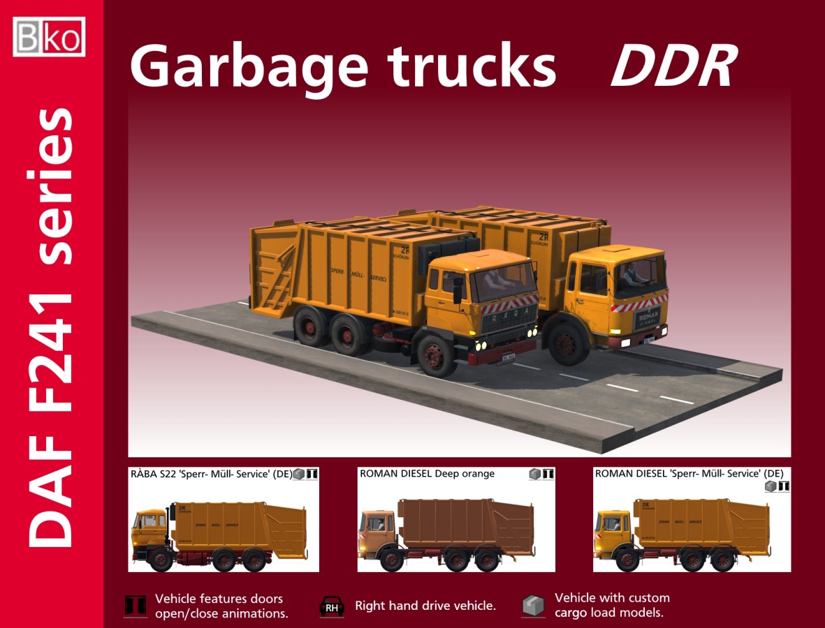 DAF F241 Expansion III - Garbage trucks