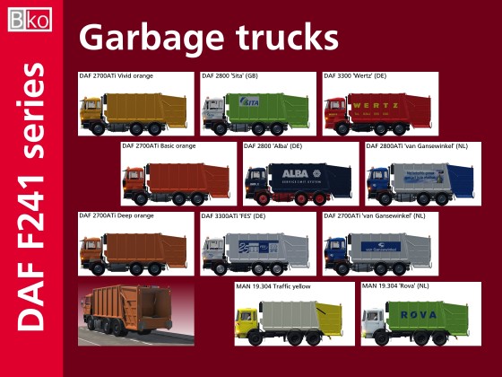 DAF F241 Expansion III - Garbage trucks