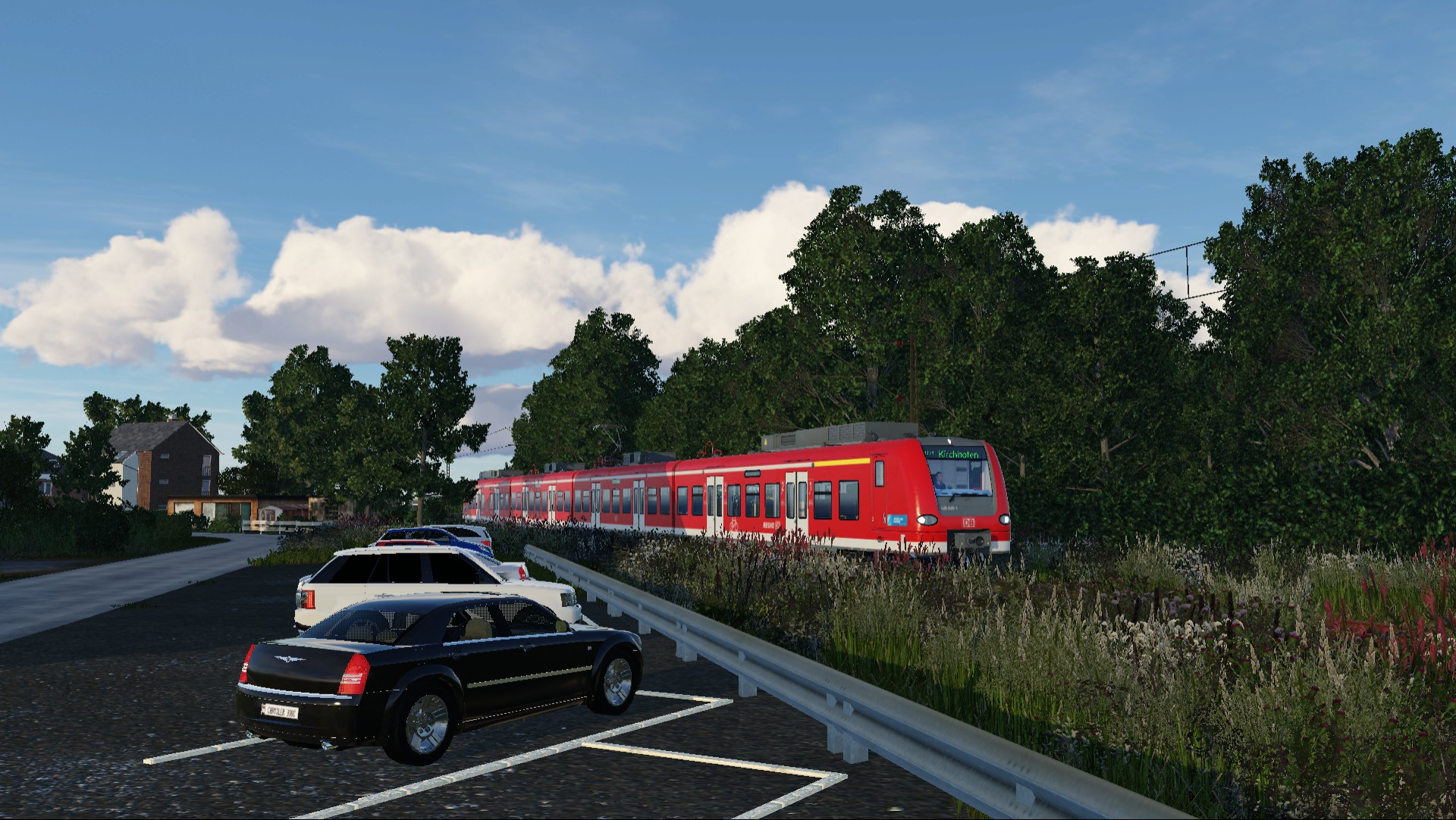 Regionalbahn in der Morgensonne