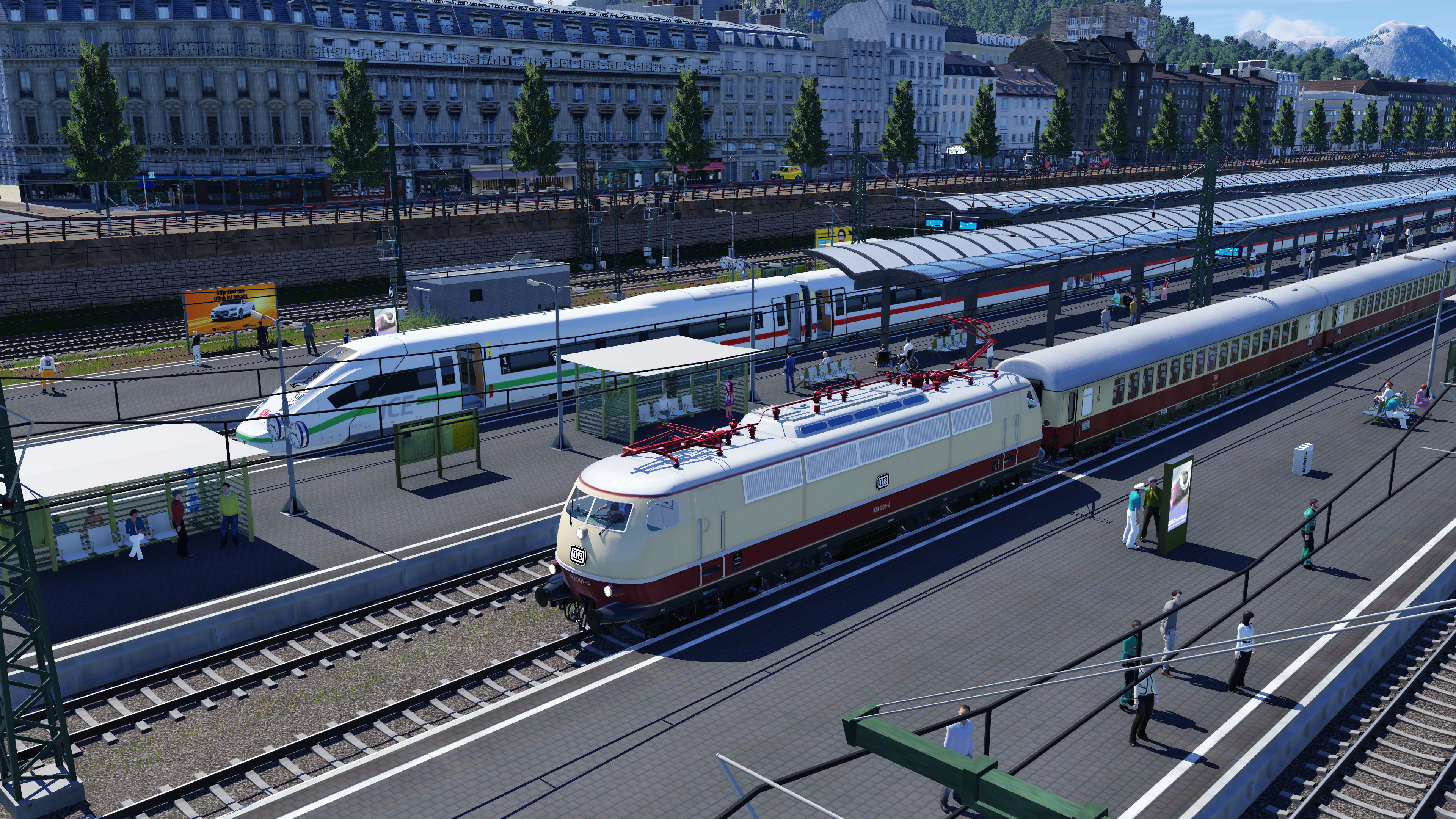 Fernverkehr damals und heute