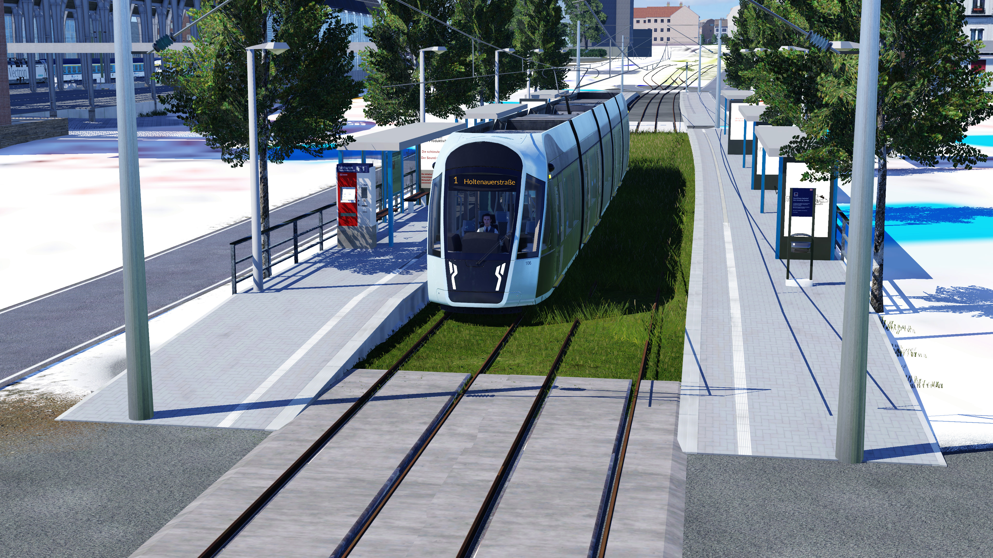 Die Haltestelle Kiel Hbf entsteht