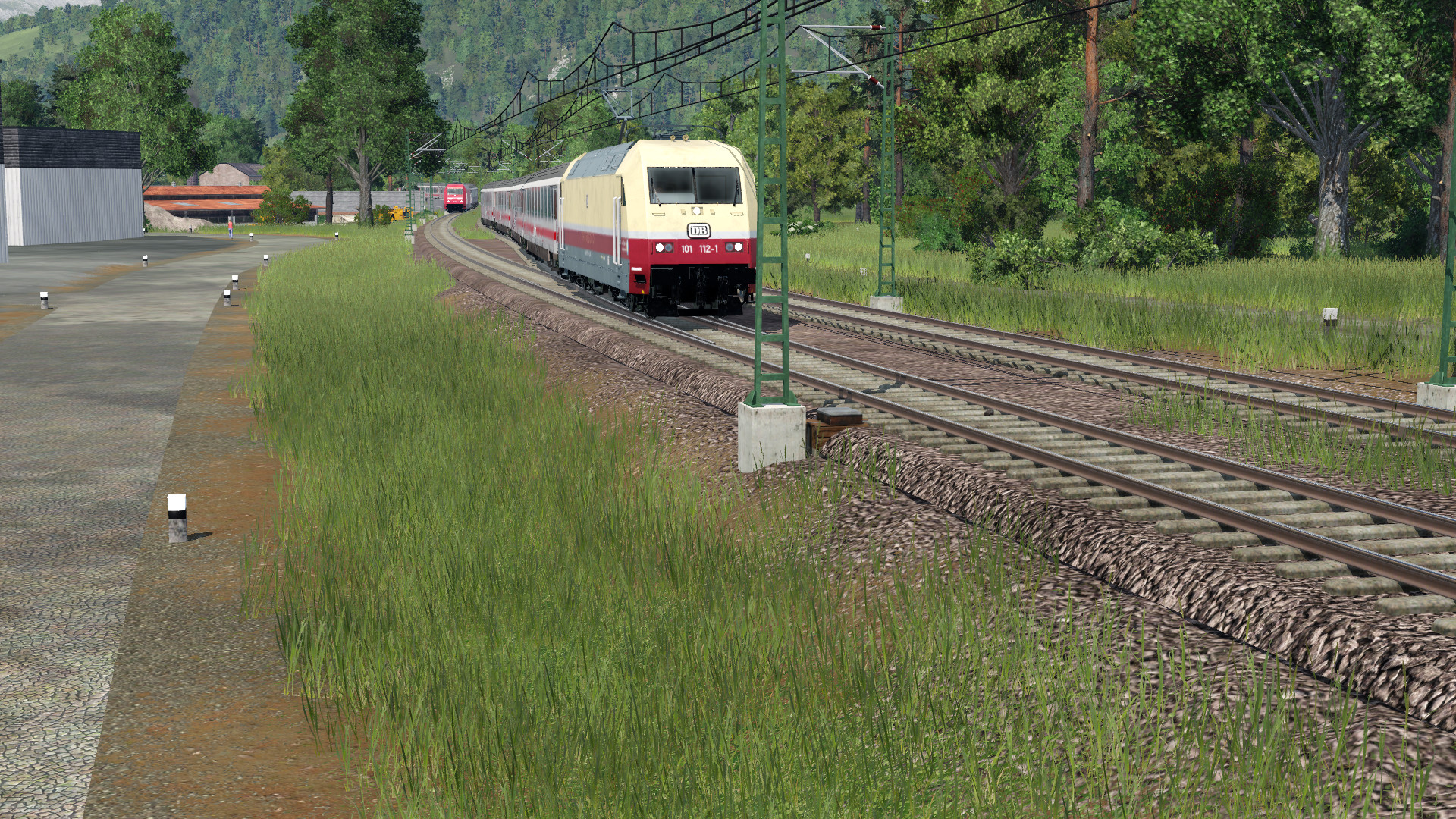 Umleiter-Intercity von Aschaffenburg nach Fulda am ABZW Zollberg