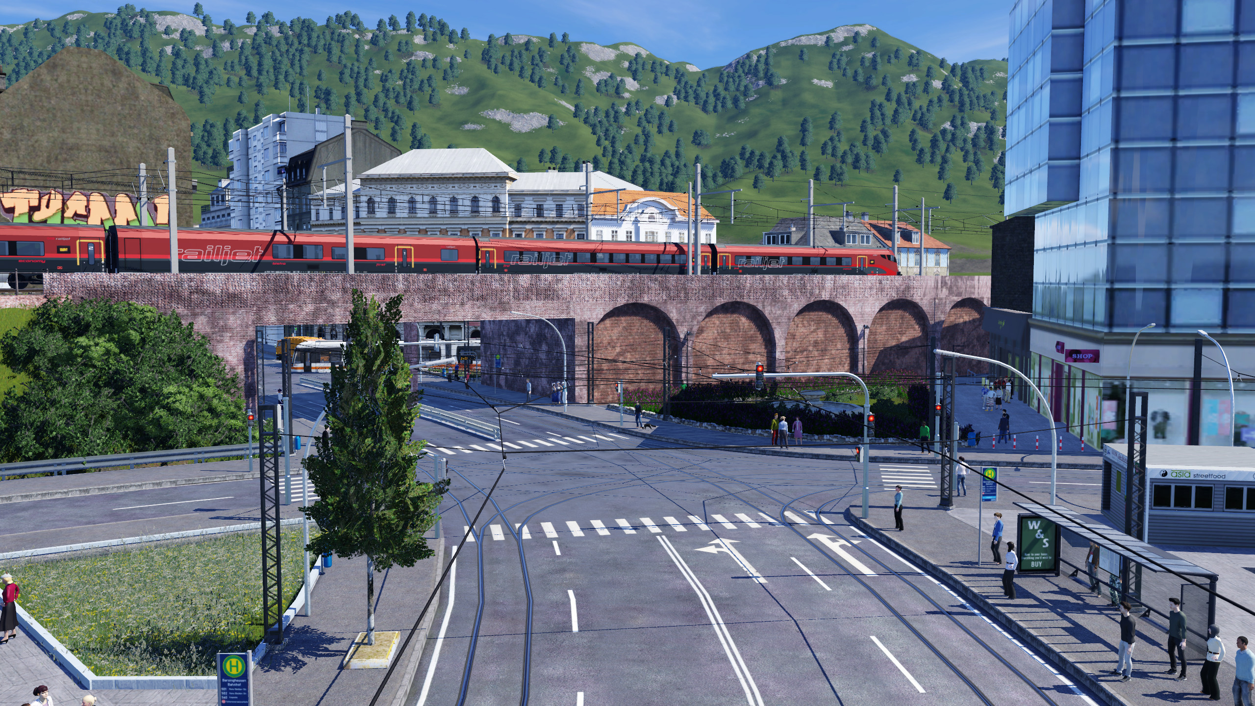 RailJet von Budapest Keleti auf dem Weg nach Bregenz über Innsbruck