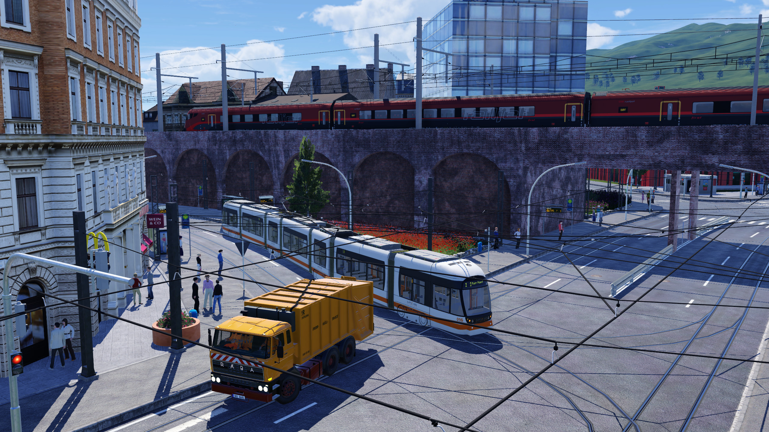 RailJet von Budapest Keleti auf dem Weg nach Bregenz über Innsbruck