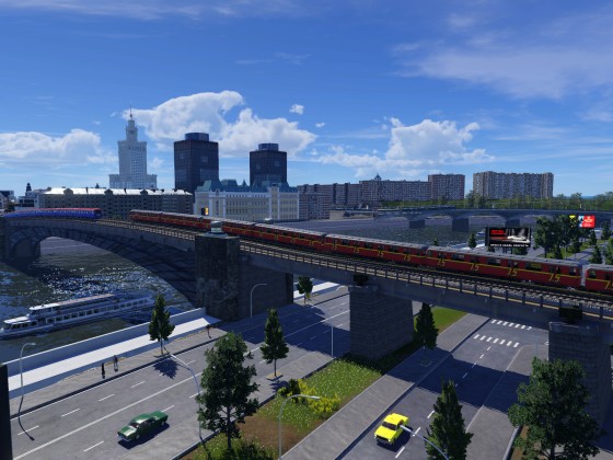 Moskau, Smolensky Metrobrücke