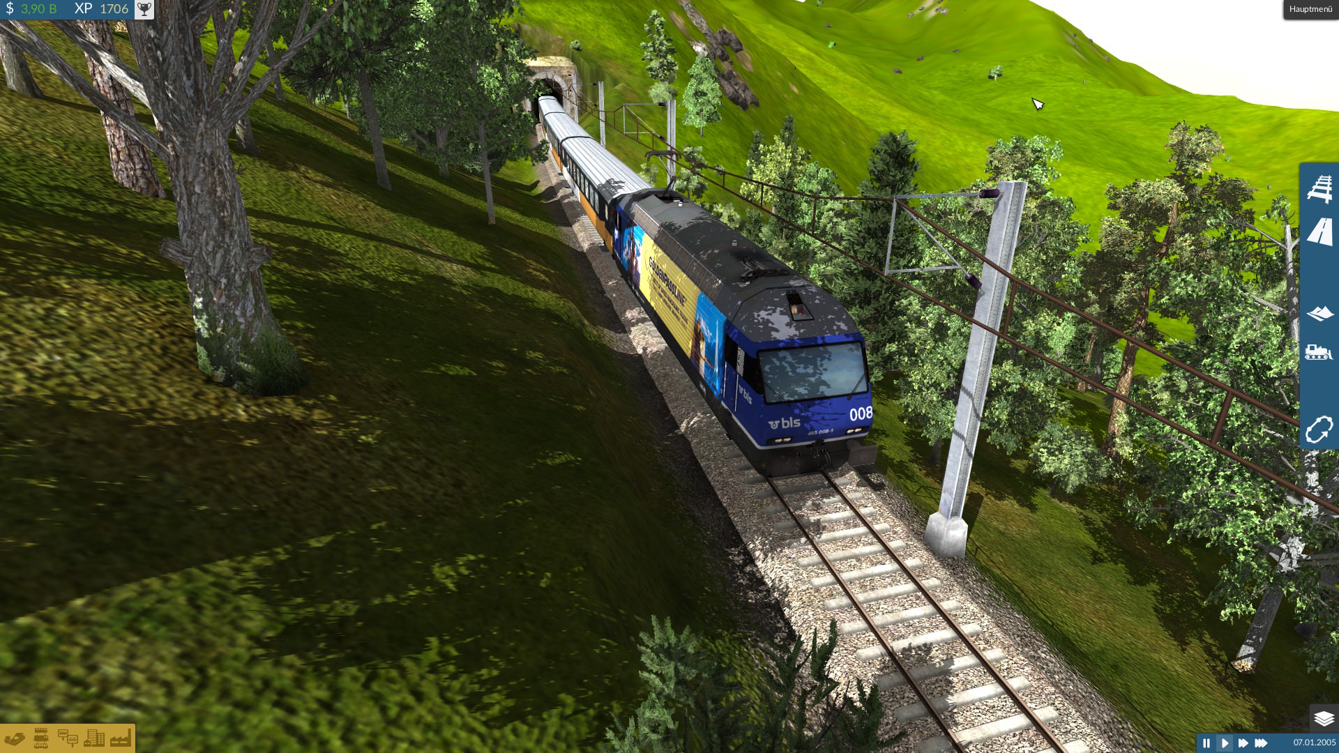 Eröffnung der neuen Ittigener Bahn, jetzt Golden Pass