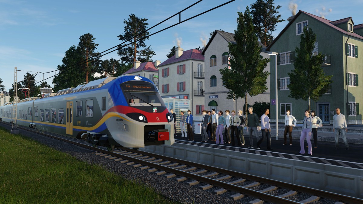 Alstom Coradia Stream als Trenitalia POP am Haltepunkt