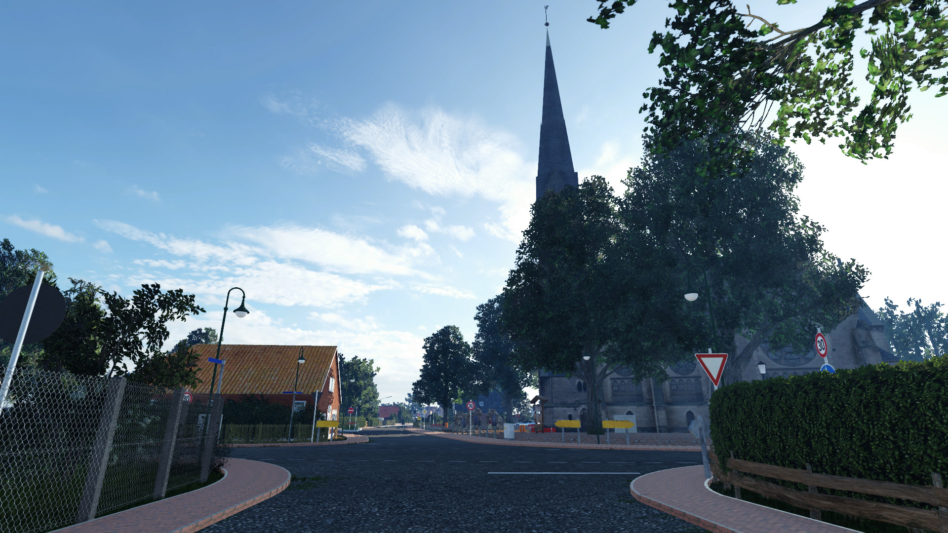 Niemand mehr auf der Straße...