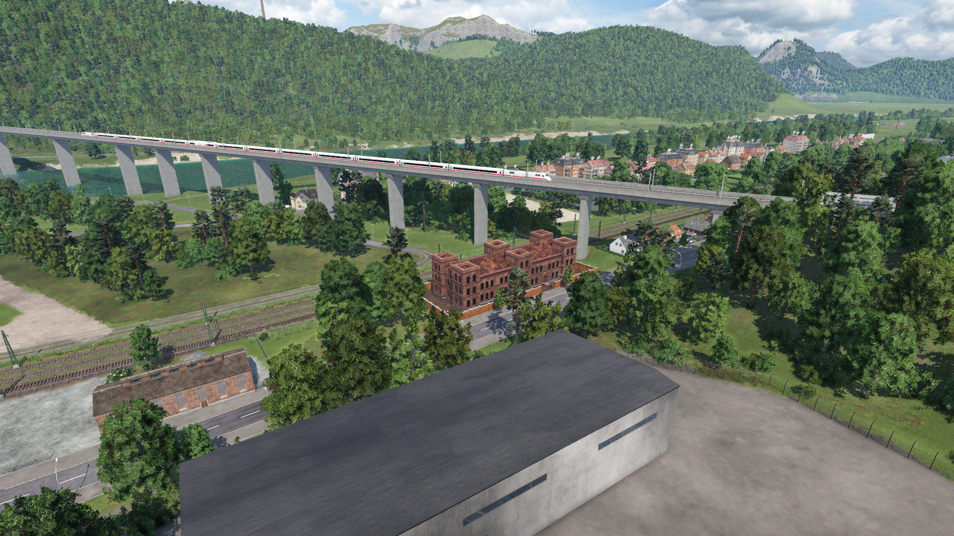ICE 1 nicht LDV auf der Mainbrücke Gemünden (Langenprozelten)