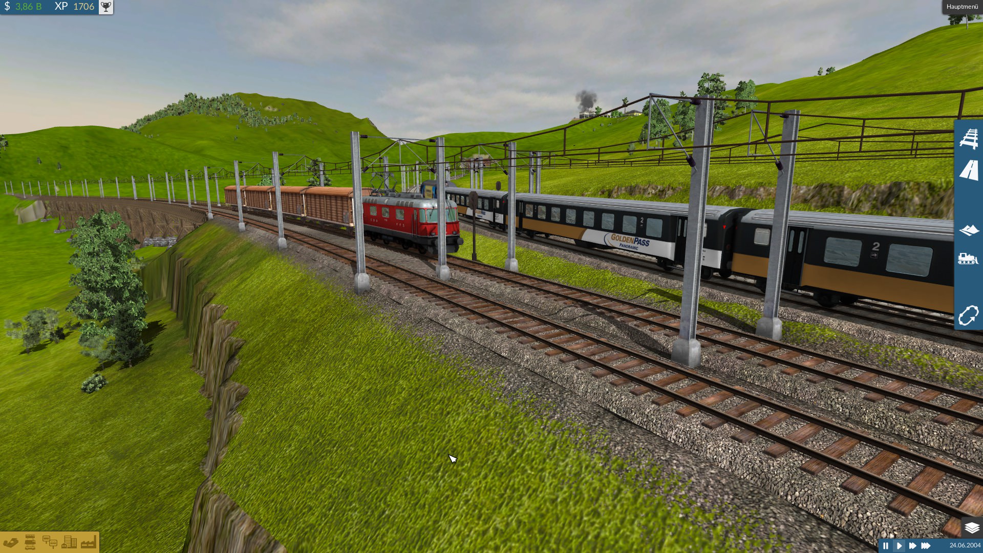 Eröffnung der neuen Ittigener Bahn, jetzt Golden Pass