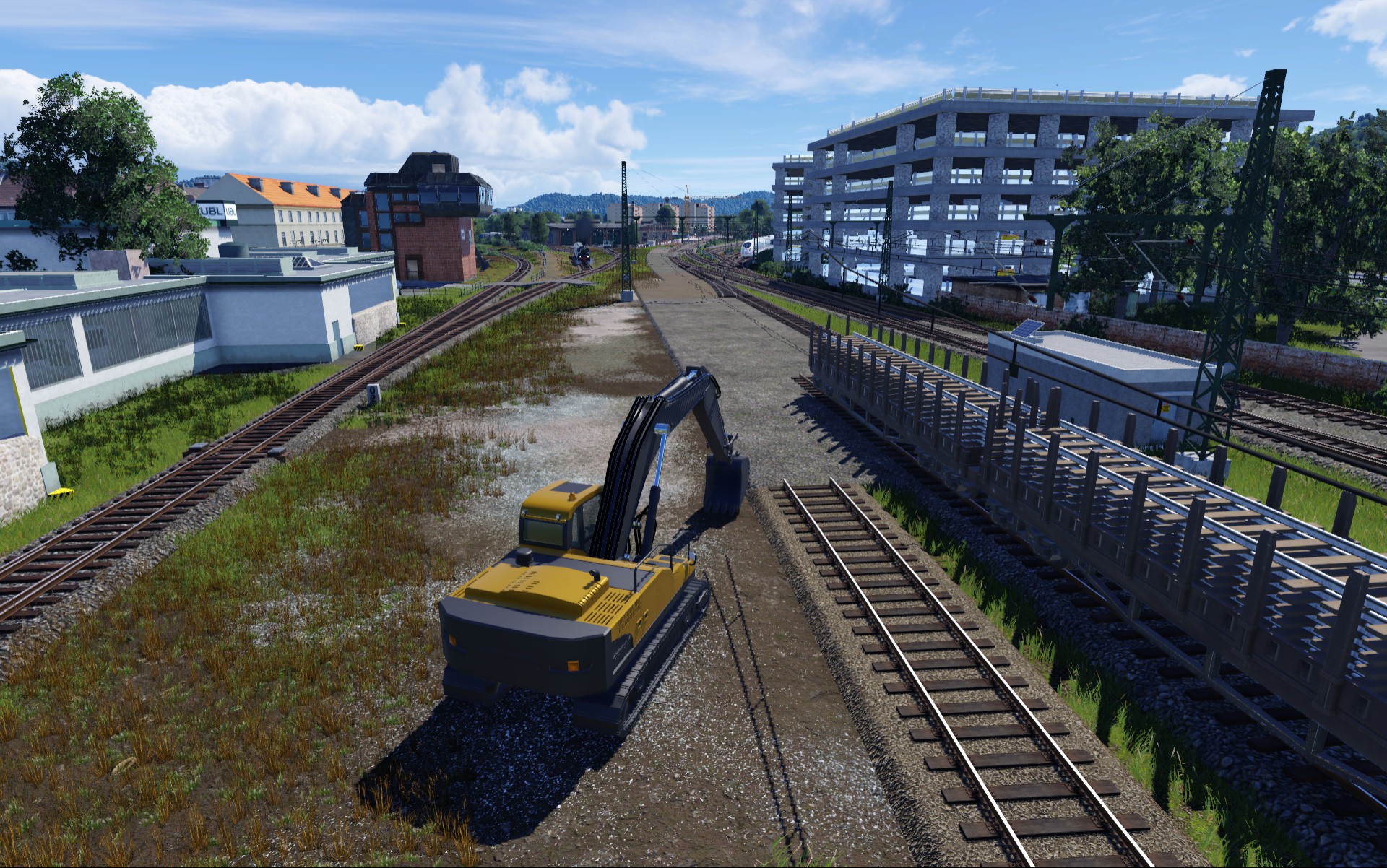 Gleisbaustelle bei DürenstadtHBF
