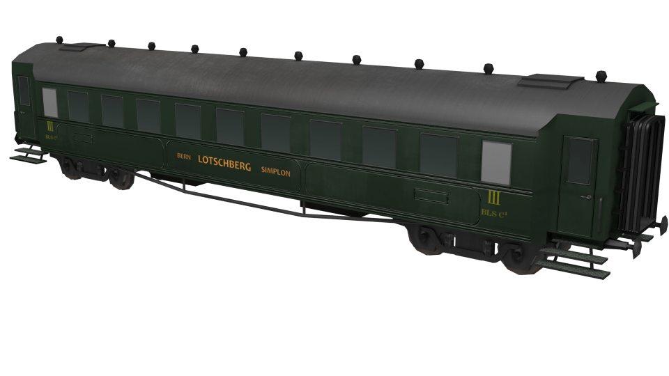 C4ü sächsischer D-Zug Wagen