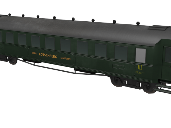 C4ü sächsischer D-Zug Wagen