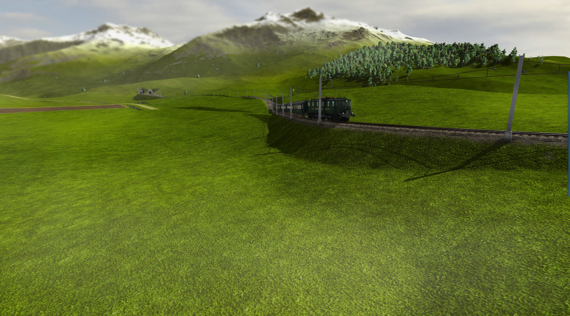 Frühling am Lötschbergtunnel