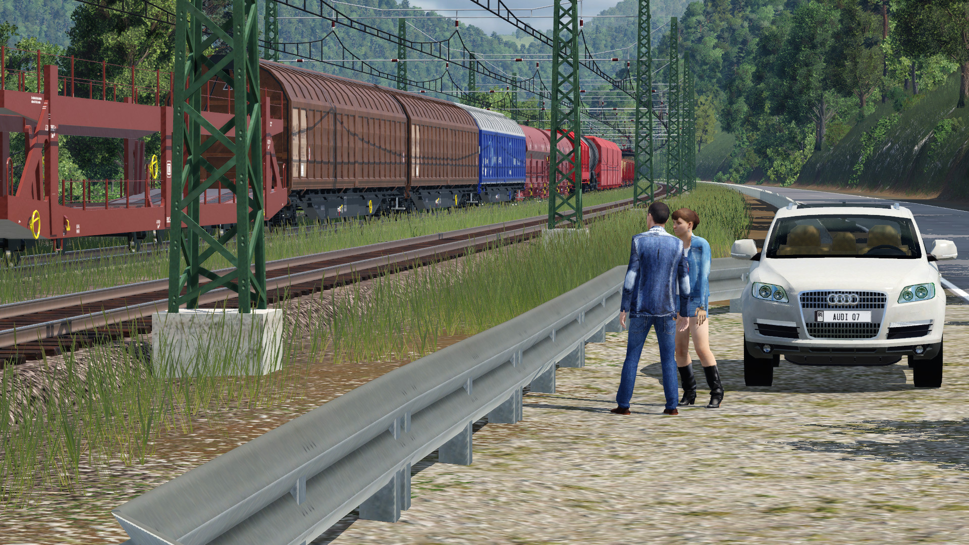 Trainspotting zwischen Gemünden und Wernfeld