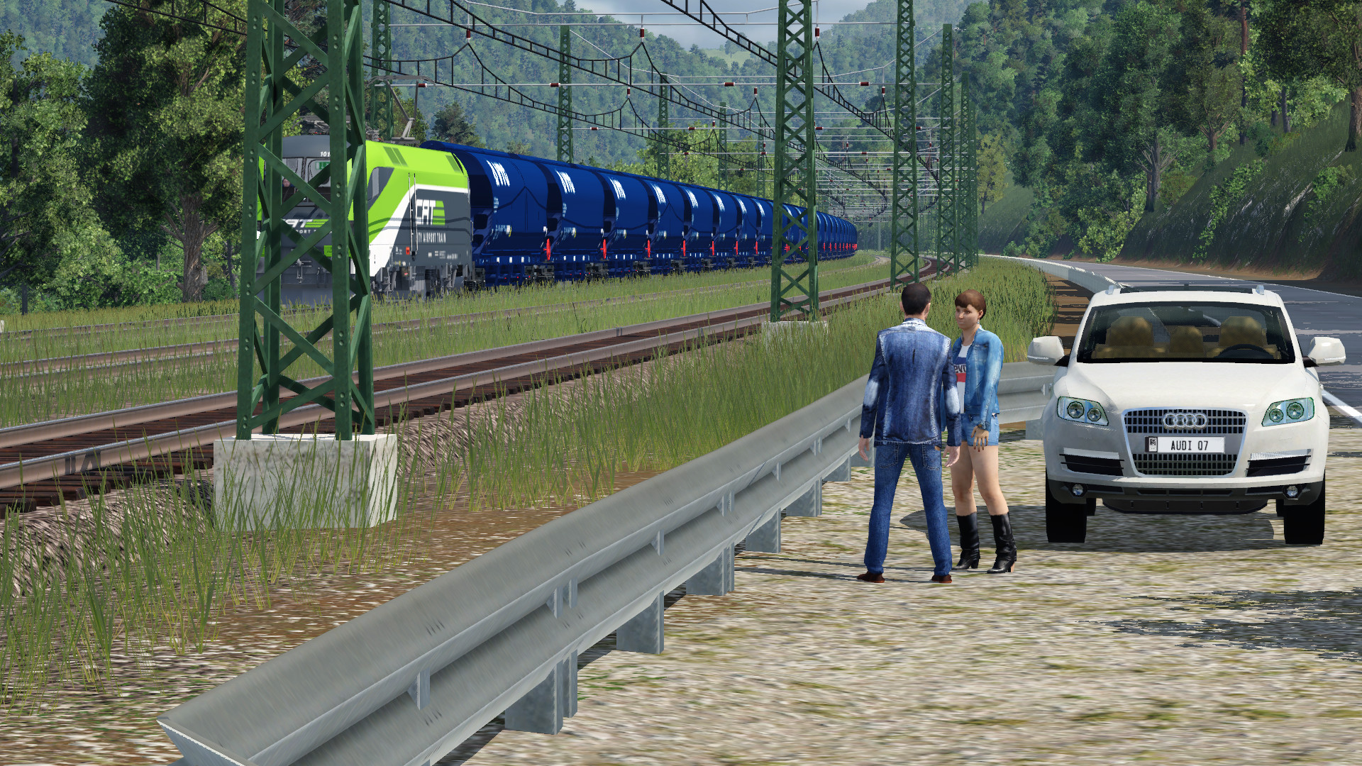 Trainspotting zwischen Gemünden und Wernfeld