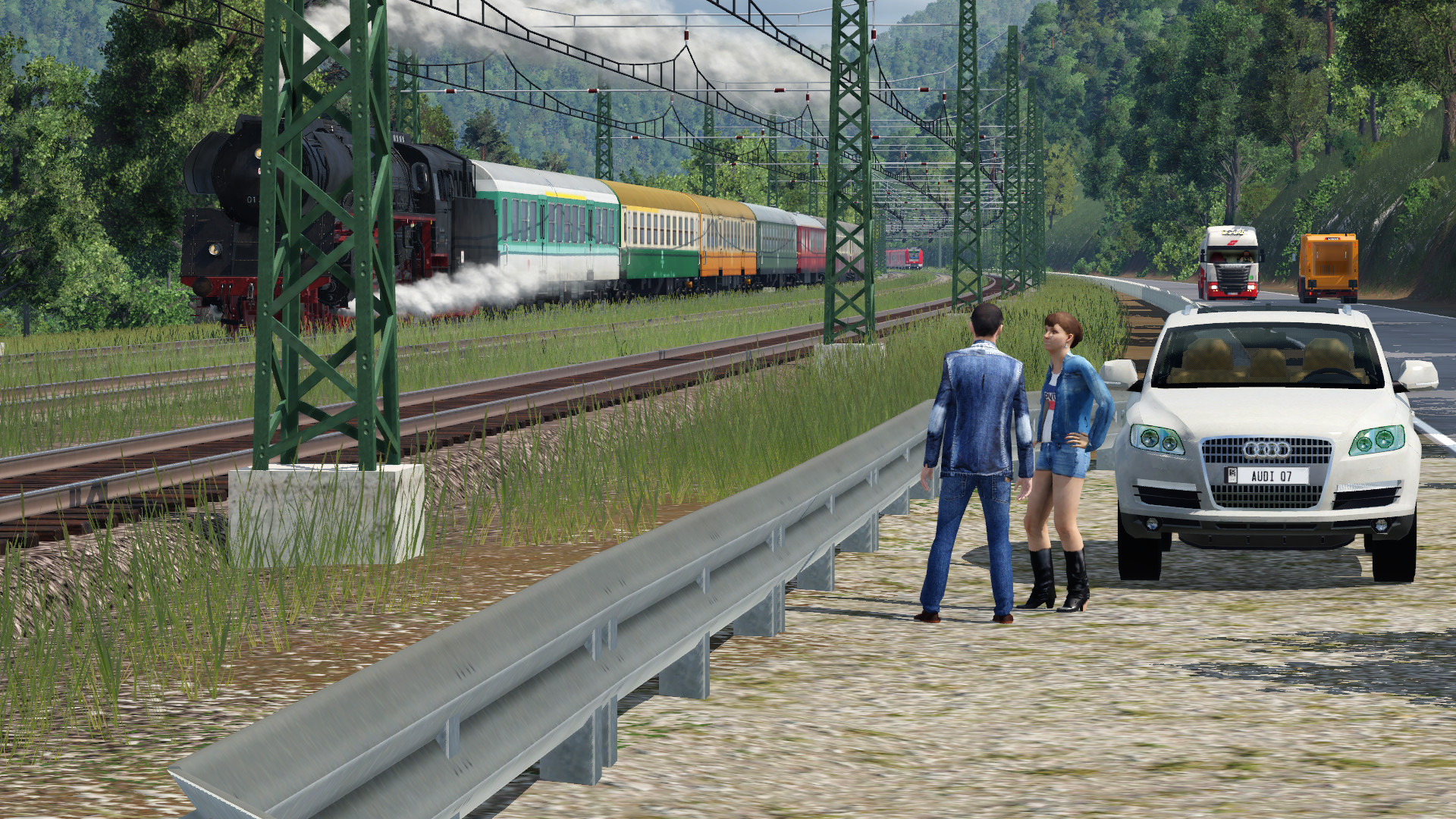 Trainspotting zwischen Gemünden und Wernfeld