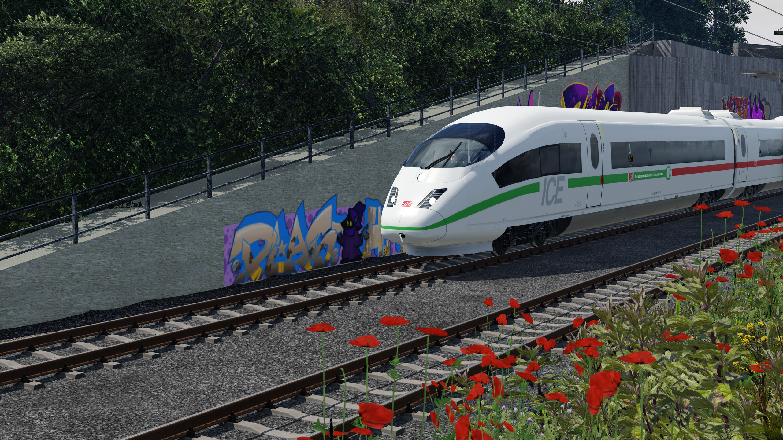 ICE 3 auf dem Weg nach Kiel Hbf als Ersatzzug aus Köln
