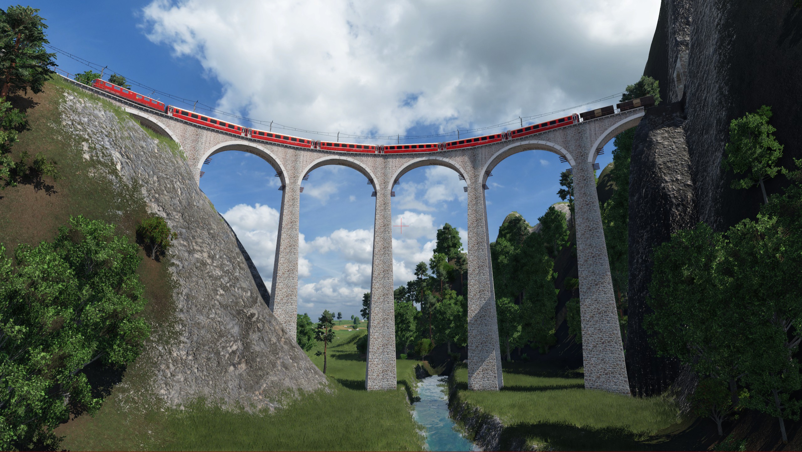 Landwasserviadukt der Rhätische Bahn