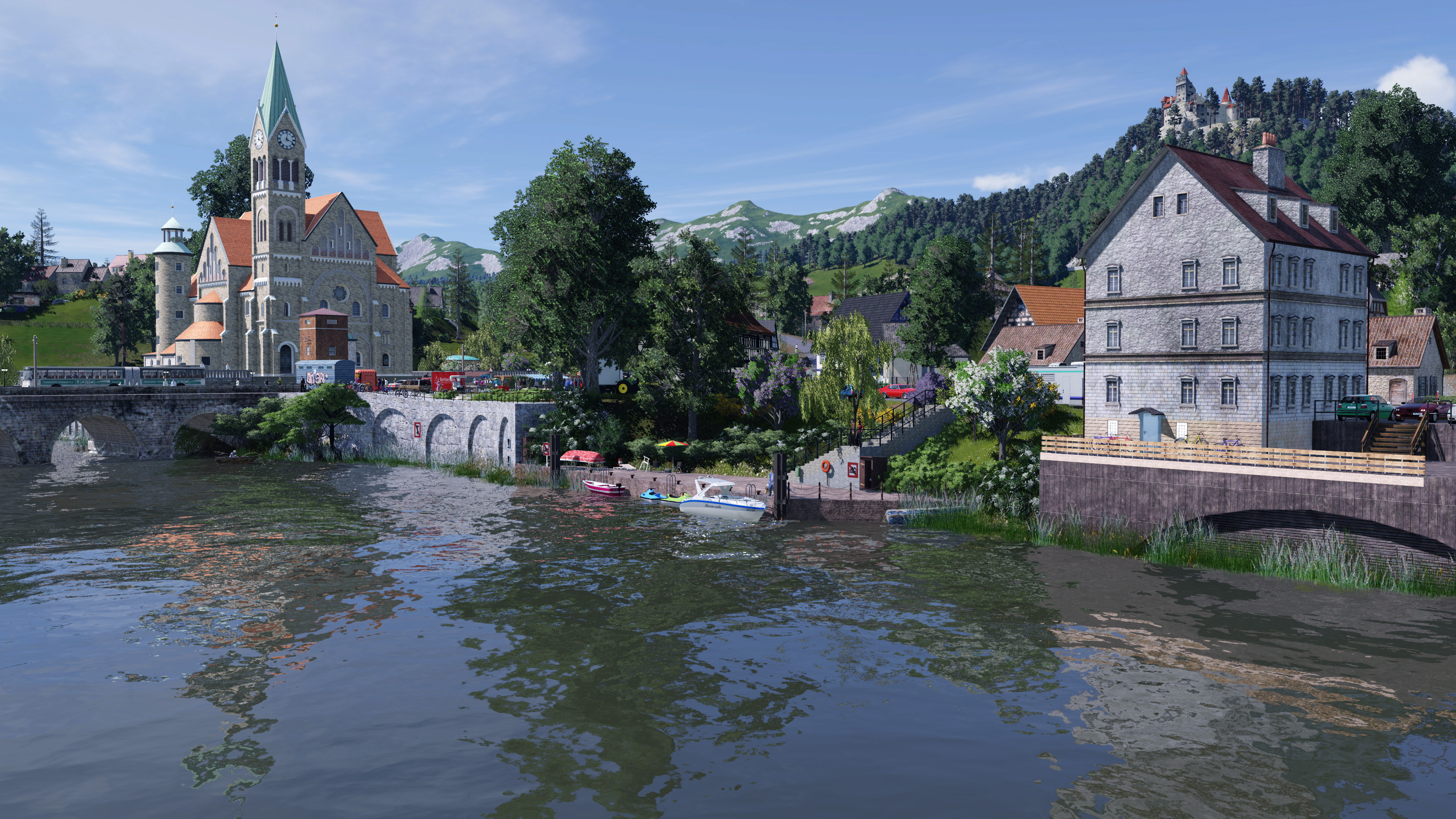 Nah am Wasser gebaut...!